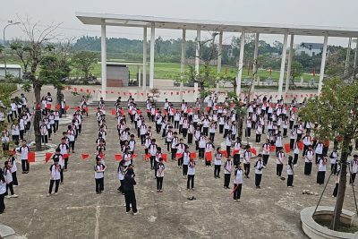 Video Học sinh trường THCS Văn lý hoạt động giữa giờ